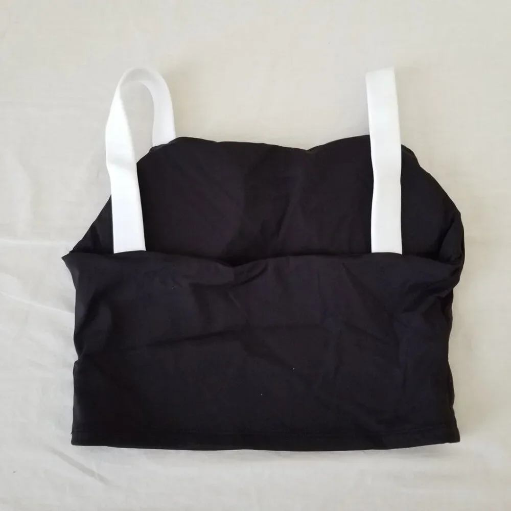 NEW! Longline High-Impact Lined Support Sports Athletic Bra with Removable Cups - Picture 12 of 15